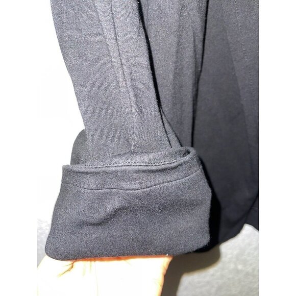 DIANE Von Furstenberg Thick Draped Open Front Cardigan Blazer Pockets 2 (V) - Picture 2 of 9